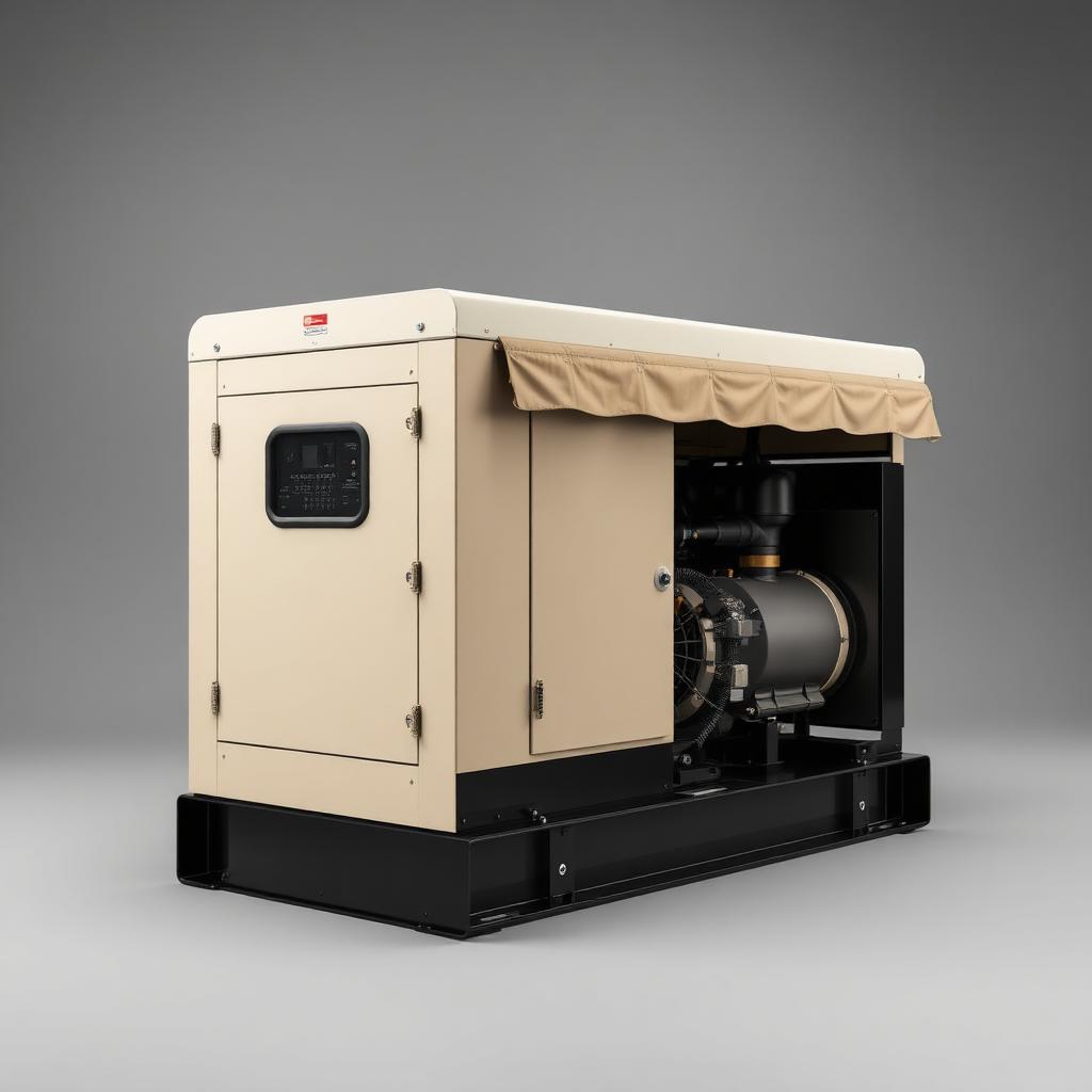 100 kVA Small Industrial Generator – Side